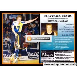 Autogramm Radsport | Corinna HEIN | 2003 (RMSV Obersasbach)