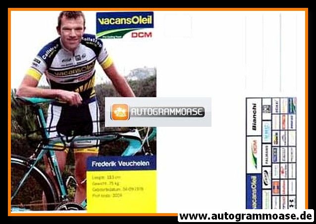 Autogramm Radsport | Frederik VEUCHELEN | 2000er (Vacansoleil)