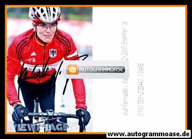 Autogramm Radsport | Hanka KUPFERNAGEL | 2007 Foto (Portrait Color)
