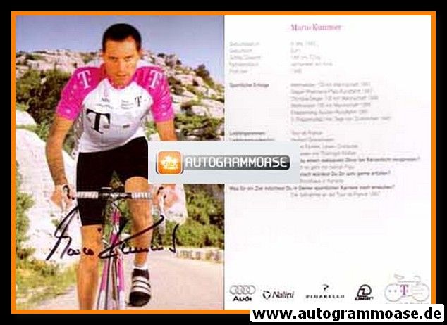 Autogramm Radsport | Mario KUMMER | 1996 (Rennszene Color) Telekom