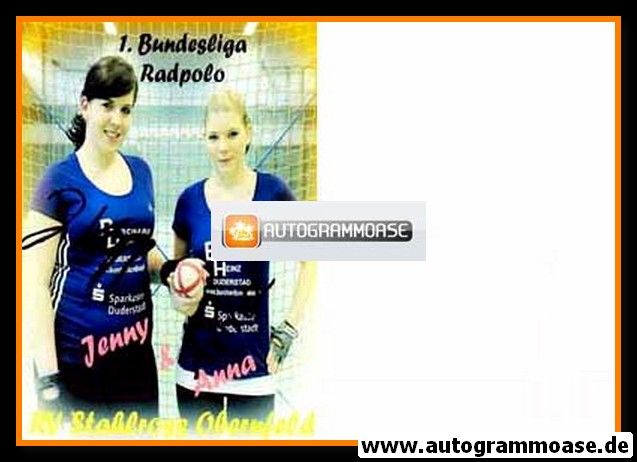 Autogramme Radsport | Anna MESEKE + Jennifer KOPP | 2000er (Radpolo)