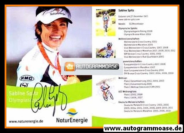 Autogramm Radsport | Sabine SPITZ | 2011 (NaturEnergie)