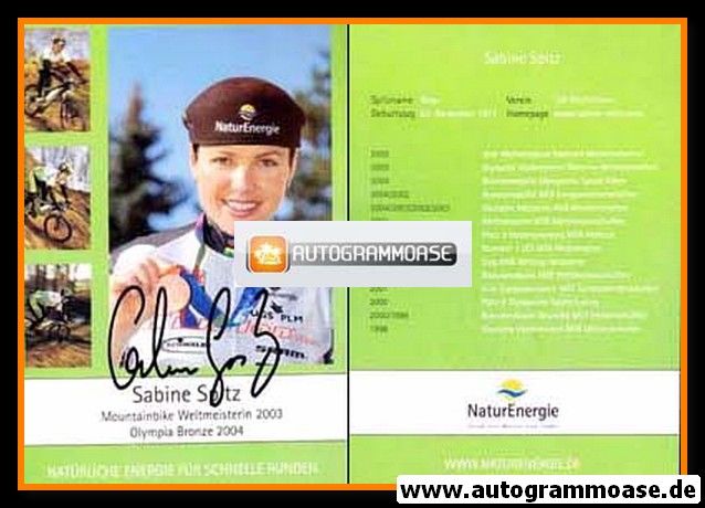 Autogramm Radsport | Sabine Spitz | 2005 (NaturEnergie)