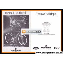 Autogramm Triathlon | Thomas HELLRIEGEL | 1990er (Centurion)