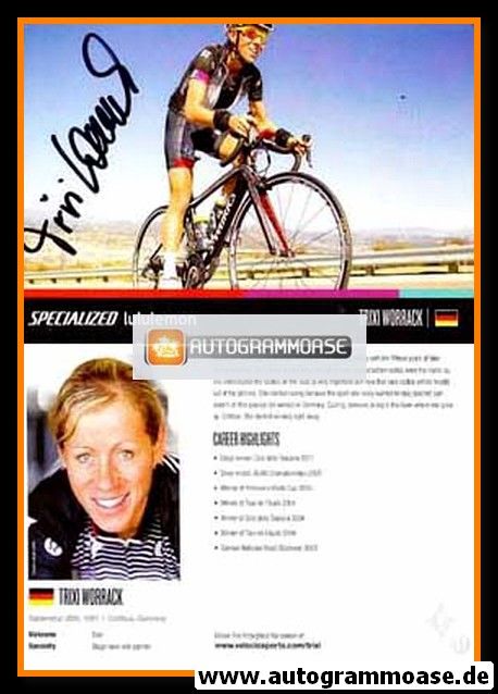 Autogramm Radsport | Trixi WORRACK | 2011 (Specialized)