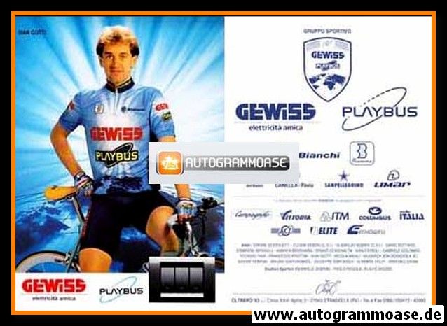 Autogrammkarte Radsport | Ivan GOTTI | 1993 (Gewiss Playbus)