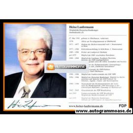 Autogramm Politik | FDP | Heinz LANFERMANN | 2010er (Portrait Color)