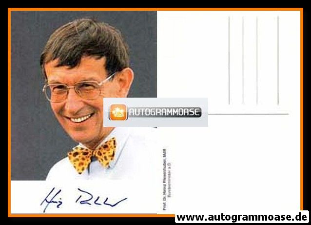 Autogramm Politik | CDU | Heinz RIESENHUBER | 1980er (Portrait Color) 1
