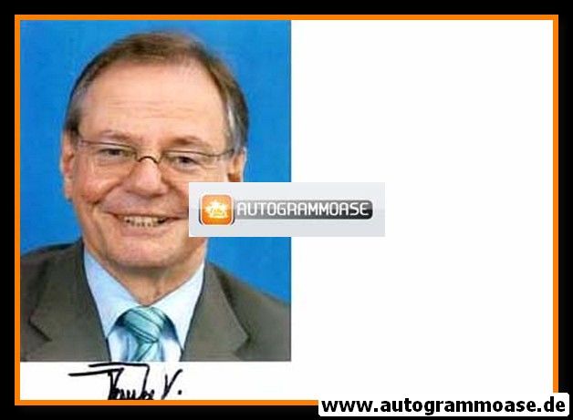 Autogramm Politik | SPD | Heinz PAULA | 2010er Foto (Portrait Color)