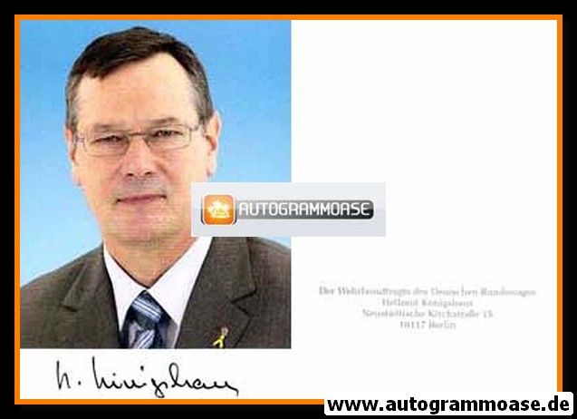 Autogramm Politik | FDP | Hellmut KÖNIGSHAUS | 2000er (Portrait Color)