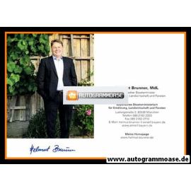 Autogramm Politik | CSU | Helmut BRUNNER | 2000er (Portrait Color)