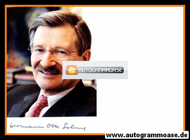 Autogramm Politik | FDP | Hermann Otto SOLMS | 2000er (Portrait Color)