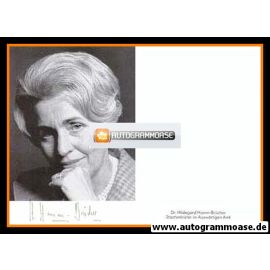 Autogramm Politik | FDP | Hildegard HAMM-BRÜCHER | 1970er (Portrait SW) 1