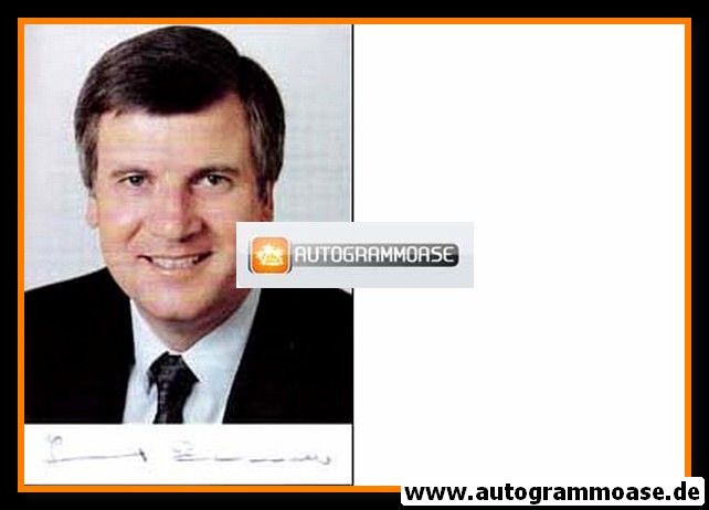 Autogramm Politik | CSU | Horst SEEHOFER | 1990er (Portrait Color)