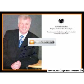 Autogramm Politik | CSU | Horst SEEHOFER | 2000er (Portrait Color) 2