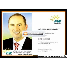 Autogramm Politik | FW | Hubert AIWANGER | 2010er (Portrait Color)
