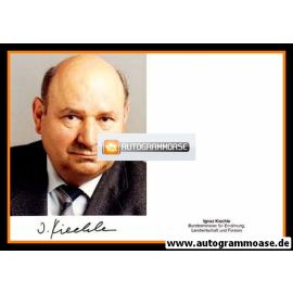Autogramm Politik | CSU | Ignaz KIECHLE | 1980er Foto (Portrait Color)