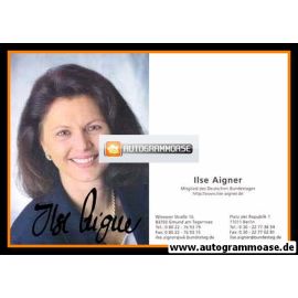 Autogramm Politik | CSU | Ilse AIGNER | 2000er (Portrait Color) 2