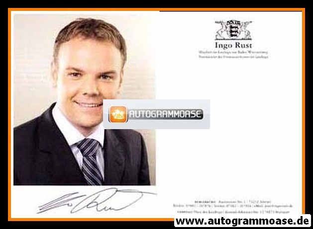 Autogramm Politik | SPD | Ingo RUST | 2010er (Portrait Color) 1