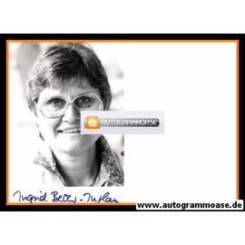 Autogramm Politik | SPD | Ingrid BECKER-INGLAU | 1990er Foto (Portrait SW)