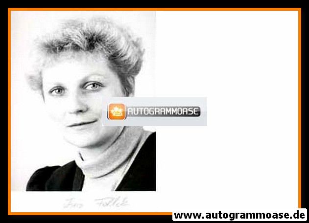 Autogramm Politik | SPD | Iris FOLLAK | 1990er Foto (Portrait SW)