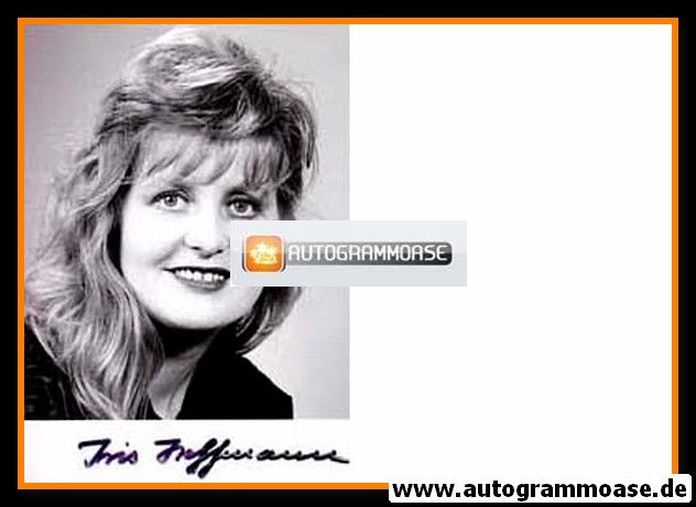 Autogramm Politik | SPD | Iris HOFFMANN | 1990er Foto (Portrait SW)