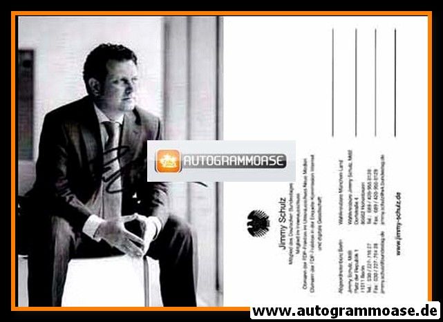 Autogramm Politik | FDP | Jimmy SCHULZ | 2010er (Portrait SW)