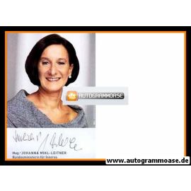 Autogramm Politik | Österreich (ÖVP) | Johanna MIKL-LEITNER | 2000er (Portrait Color)