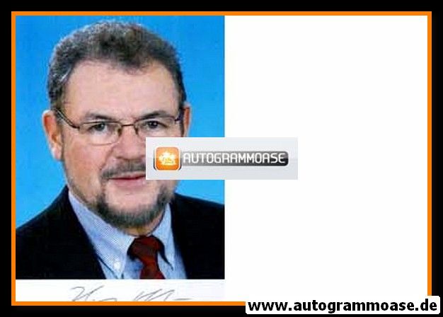 Autogramm Politik | SPD | Johannes PFLUG | 2000er Foto (Portrait Color)