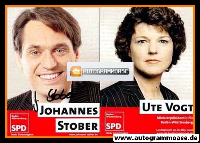 Autogramm Politik | SPD | Johannes STOBER | 2006 (Landtagswahl)