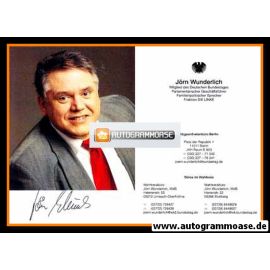 Autogramm Politik | LINKE | Jörn WUNDERLICH | 2010er (Portrait Color)