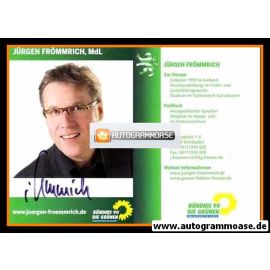 Autogramm Politik | GRÜNE | Jürgen FRÖMMRICH | 2010er (Portrait Color) 1