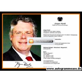 Autogramm Politik | CDU | Jürgen HARDT | 2010er (Portrait Color) 1
