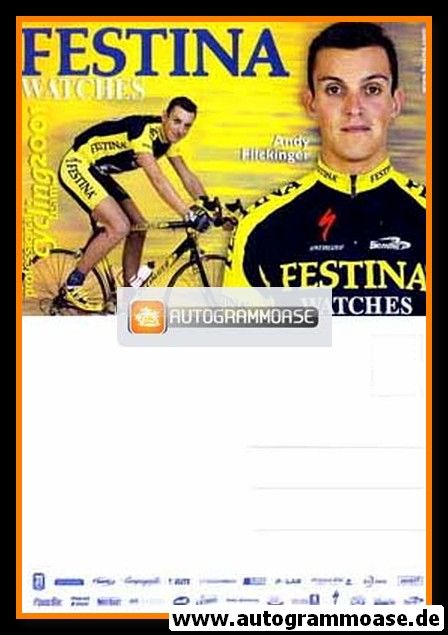 Autogrammkarte Radsport | Andy FLICKINGER | 2001 (Festina)