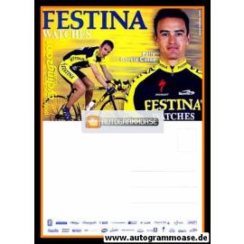 Autogrammkarte Radsport | Felix Garcia CASAS | 2001 (Festina)