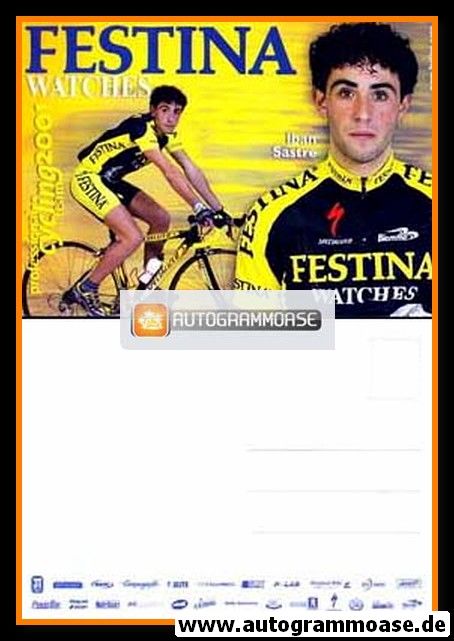 Autogrammkarte Radsport | Iban SASTRE | 2001 (Festina)