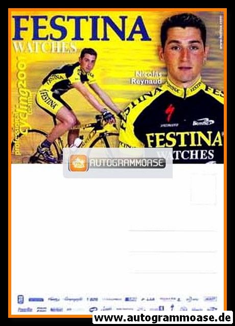 Autogrammkarte Radsport | Nicolas REYNAUD | 2001 (Festina)