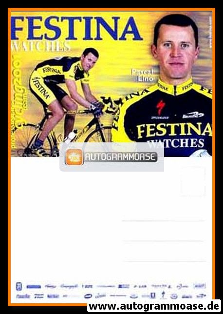 Autogrammkarte Radsport | Pascal LINO | 2001 (Festina)