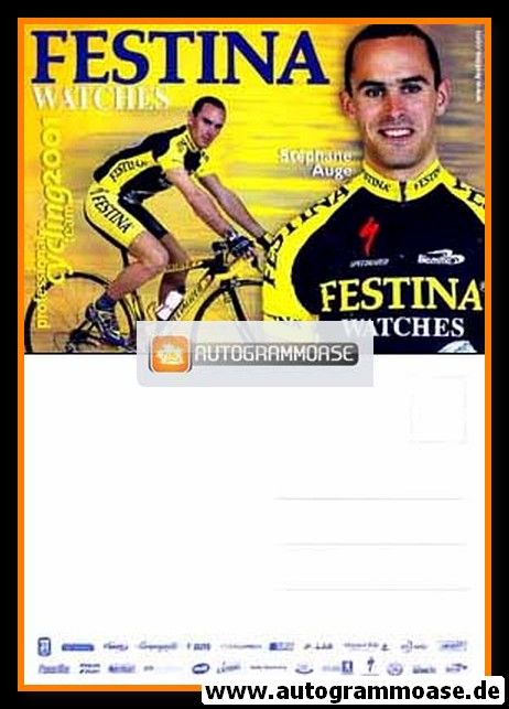 Autogrammkarte Radsport | Stephane AUGE | 2001 (Festina)