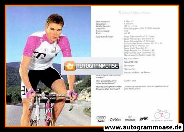AK Radsport | Michael ANDERSSON | 1996 (Telekom)