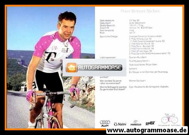 Autogrammkarte Radsport | Peter MEINERT-NIELSEN | 1996 (Telekom)
