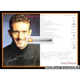 Autogramm Radsport | Alberto ELLI | 2001 Druck (Telekom)