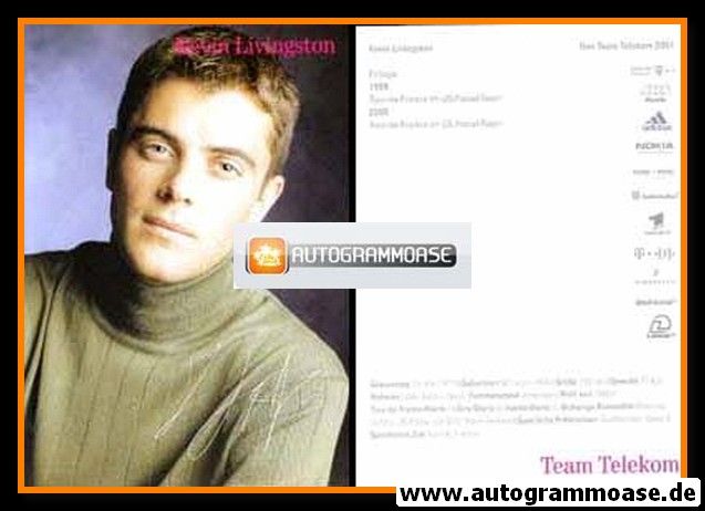 Autogramm Radsport | Kevin LIVINGSTON | 2001 Druck (Telekom)