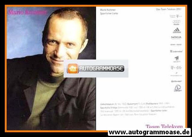 Autogrammkarte Radsport | Mario KUMMER | 2001 (Telekom)