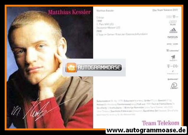 Autogramm Radsport | Matthias KESSLER | 2001 Druck (Portrait Telekom)