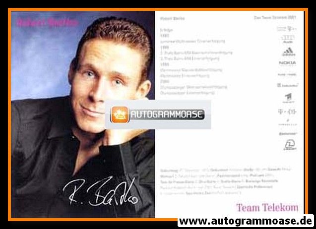 Autogramm Radsport | Roberto BARTKO | 2001 Druck (Telekom)