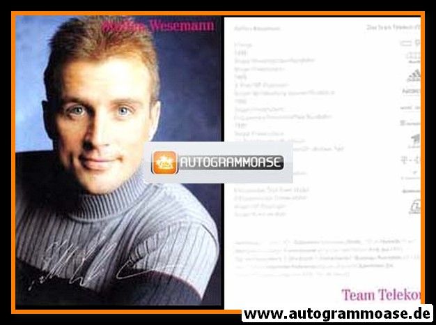 Autogramm Radsport | Steffen WESEMANN | 2001 Druck (Portrait Color) Telekom
