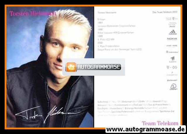 Autogramm Radsport | Torsten HIEKMANN | 2001 Druck (Telekom)