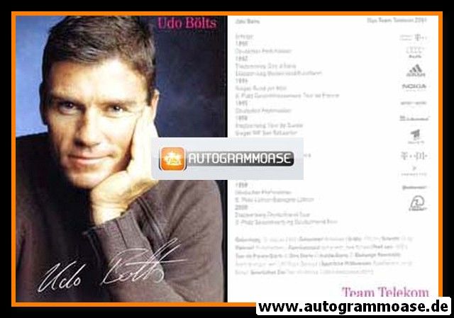 Autogramm Radsport | Udo BÖLTS | 2001 Druck (Portrait Color) Telekom