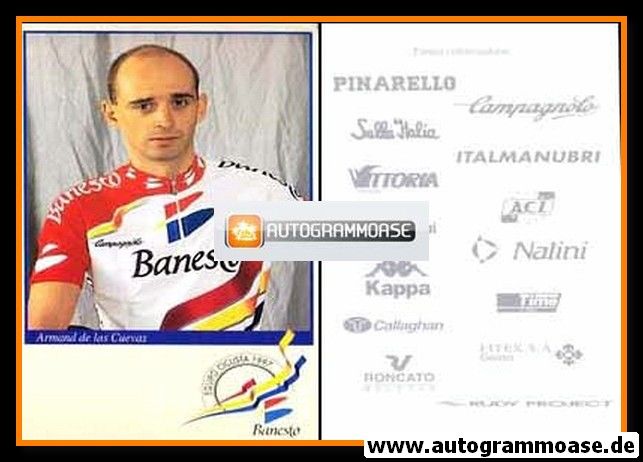 Autogrammkarte Radsport | Armand DE LAS CUEVAS | 1997 (Banesto)
